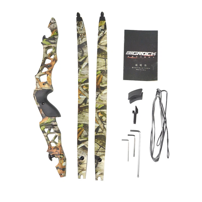 64" ILF Recurve Bow Archery Takedown Aluminum Riser 30-60lbs Hunting Shooting - Image 2 of 4
