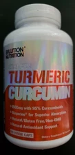 Evlution Nutrition - TURMERIC CURCUMIN - 90 Veggie Caps / 30 Serv - Exp 8/2026