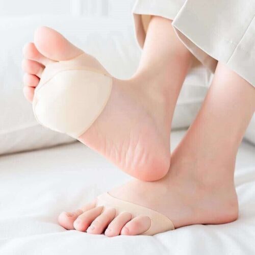 Coussins métatarsiens boule 2 coussinets en gel semelles avant-pied soutien plaie x douleur au pied - Photo 1 sur 7