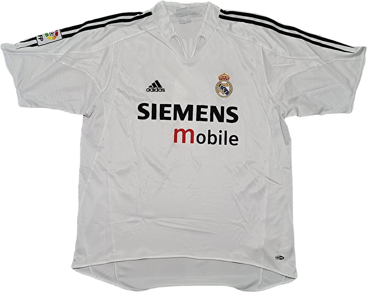 adidas Real Madrid シャツ SIEMENS mobile 2004-2005 Real Madrid Jersey Shirt Camiseta Home Adidas Siemens