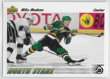 1991-92 Upper Deck #160 Mike Modano Minnesota North Stars HOF