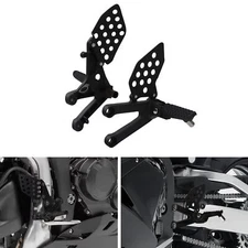 Rider Driver Front Footrests Foot Pegs Bracket Fit For Honda CBR600RR 2007-2025