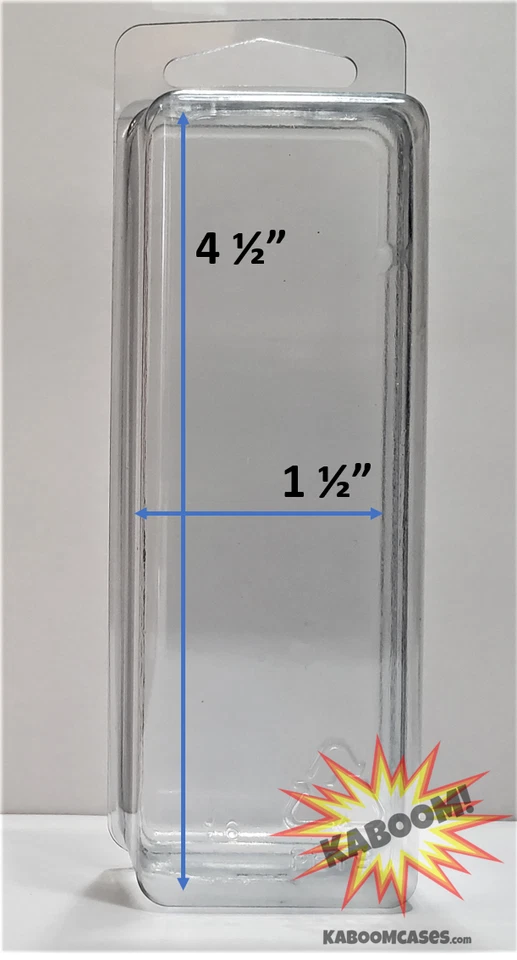 100 GI JOE action figure blister case protective clamshell display Small 3.75 - Image 4 of 4