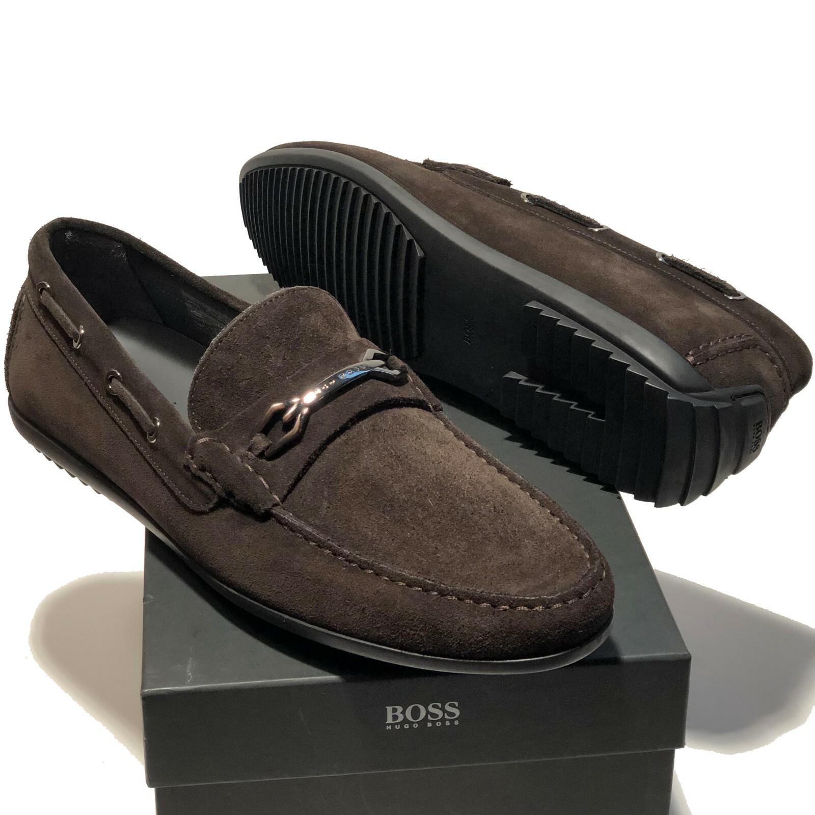 hugo boss driving loafers