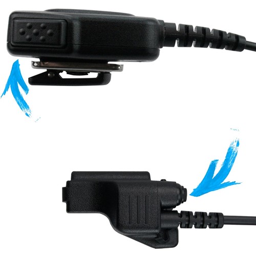 WATERPROOF Hand/Shoulder Mic Speaker For Motorola EF Johnson 5000 5100 PR1500 - Picture 5 of 6