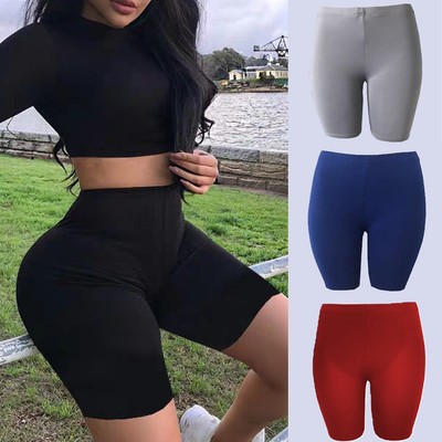 thick band biker shorts