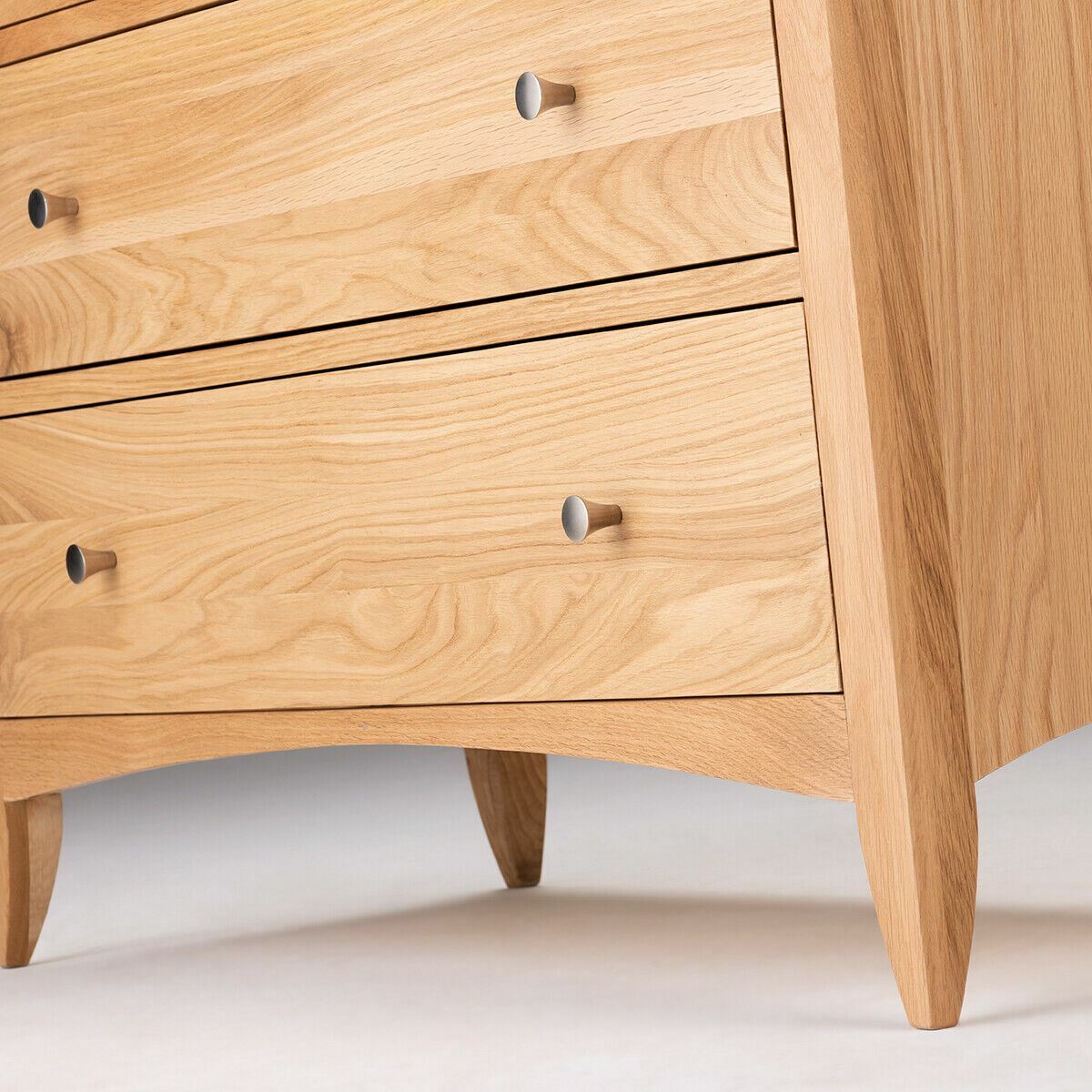 Oak Chest of Drawers Large Bedroom Wooden Storage Modern Edward Hopper