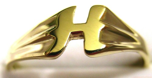 Genuine 9ct 9k Solid Yellow Or Rose Or White Gold 375 Large Initial ...