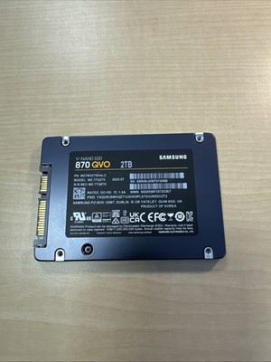 Samsung 870 QVO 2TB 2.5'' SATA III Internal SSD (MZ-77Q2T0)