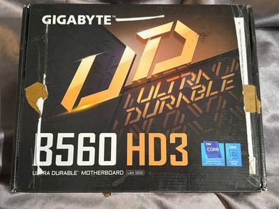 GIGABYTE B560 HD3 LGA 1200 Intel 10th 11th Gen B560 ATX Motherboard   5- 
