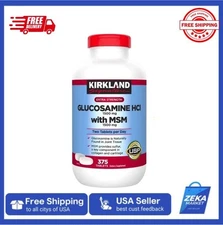 Kirkland Signaturee Extra Strength Glucosamine HCI 1500mg with MSM 375 Tablets