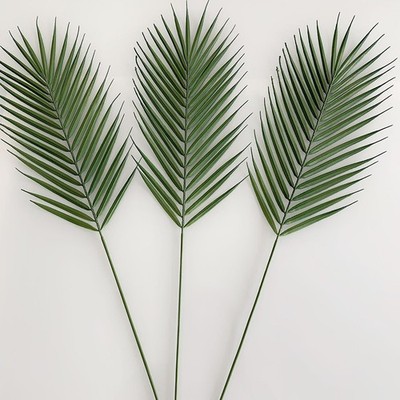 Simulation Blatt Areca Palmblätter 2 Stück für Hochzeit und Wohnzimmer Dekora