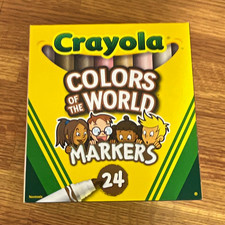 Crayola Colors of the World Broad Line Markers, 24 Count, Multicolor good price