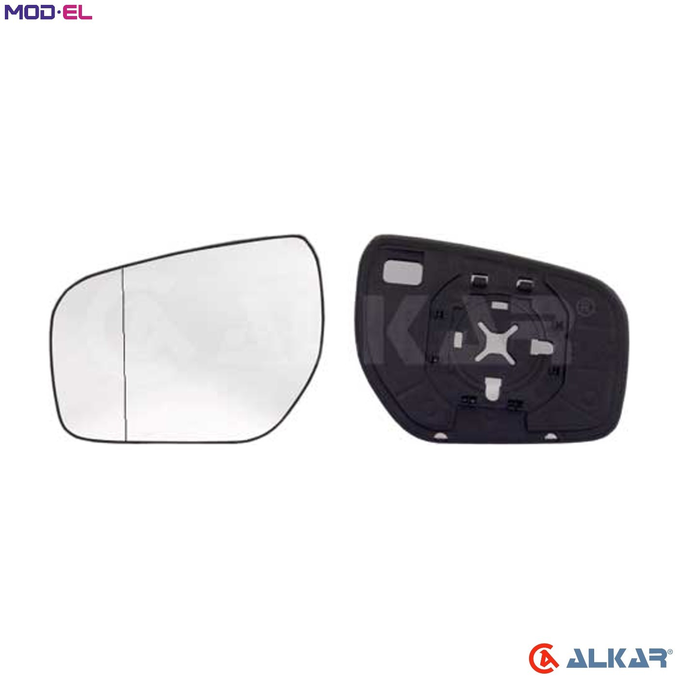 Left ALKAR 6451171 Mirror Glass, outside mirror for RENAULT - Image 4