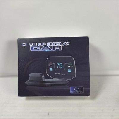 C1 Car Head Up Display HUD OBD2 GPS Speedometer RPM Diagnostic Tool Projector