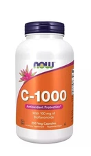 NOW Foods C-1000 1,000mg 250 CAPSULES Exp  01/2028