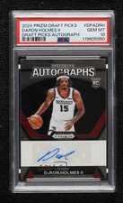 2024-25 Panini Prizm Draft Picks DaRon Holmes II #DPA-DRH PSA 10 GEM MT Auto 8d2