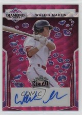 2023 Leaf Metal Diamond Wonders Pink Wave 3/7 Walker Martin #DW-WM2 Auto s5q