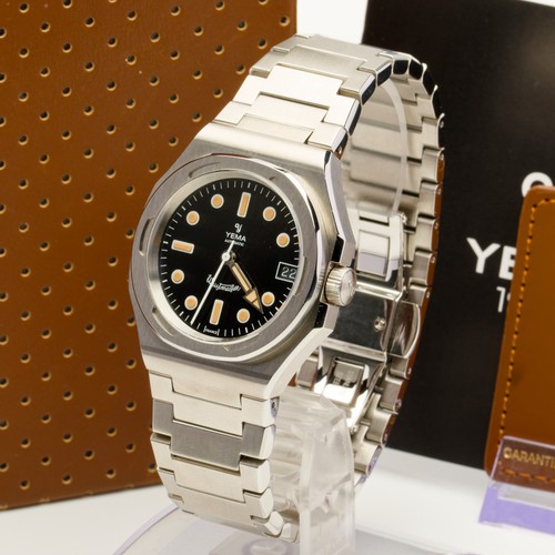 [Near MINT w/ PAPER] YEMA Wristmaster Traveler YWTR21 Automatic Men's Watch