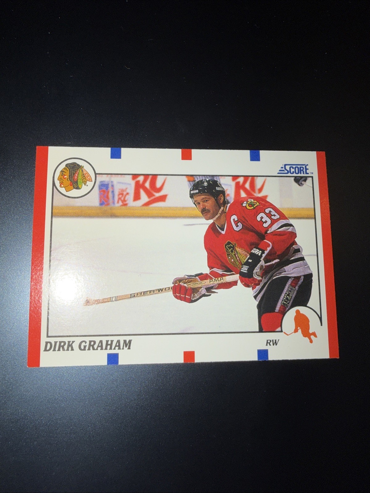 Dirk Graham Blackhawks 1990-91 Score #17