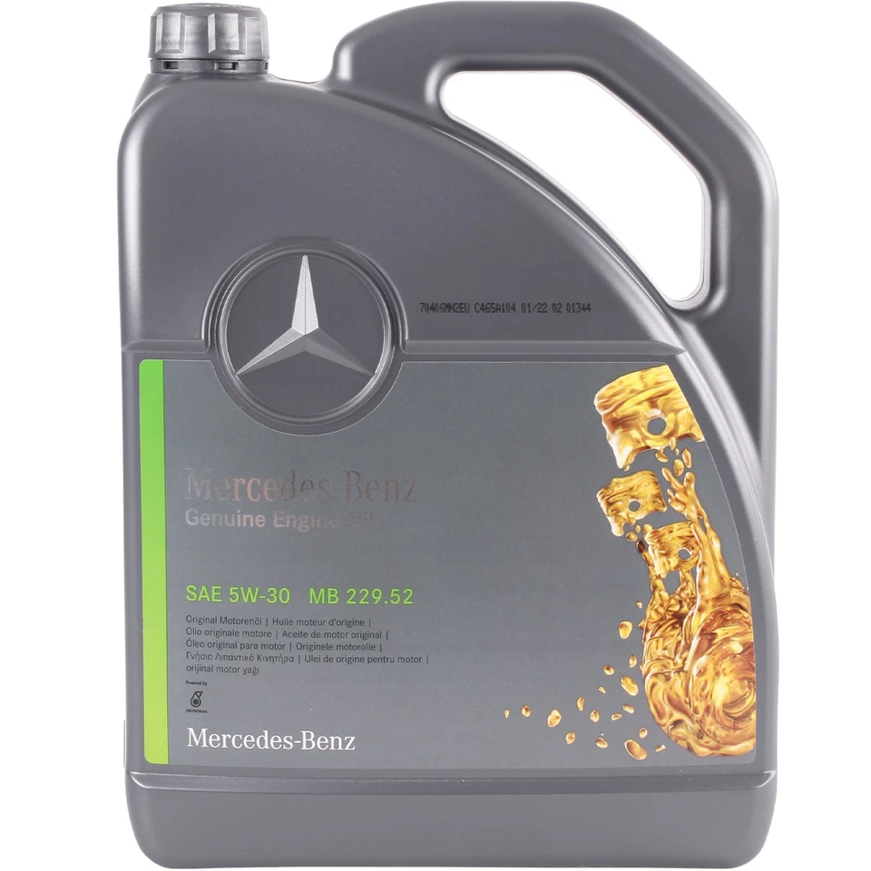 ACEITE DE MOTOR ORIGINAL OE 5W-30 7L para MERCEDES SYNTETIC MB 229.52 ACEITE 5W30 CAMBIO DE ACEITE - Imagen 2 de 4
