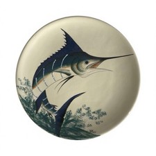 Ceramic Round Decorative Plate 15 in Leaping ...