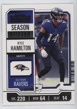 2023 Panini Contenders Season Ticket Retail Kyle Hamilton #8 1fm5