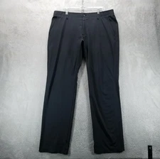 Under Armour Pants Mens 40x34 Black Drive Straight Chinos Performance Stretch