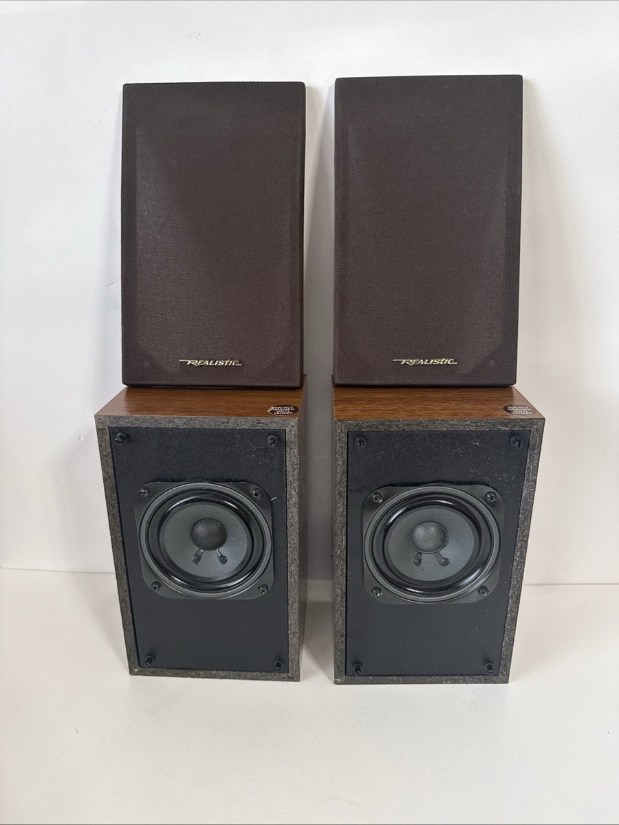 Mimique Radieux se ミミックラデュース リアルフォックスJK Vintage REALISTIC Minimus 21 - 10W Cat. 40-228 Bookshelf Speakers