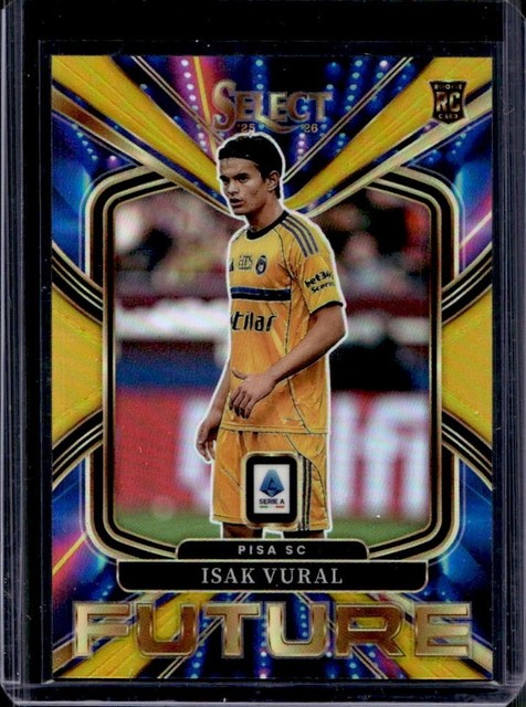 2025-26 Panini Select Serie A Isak Vural Future Gold #/10