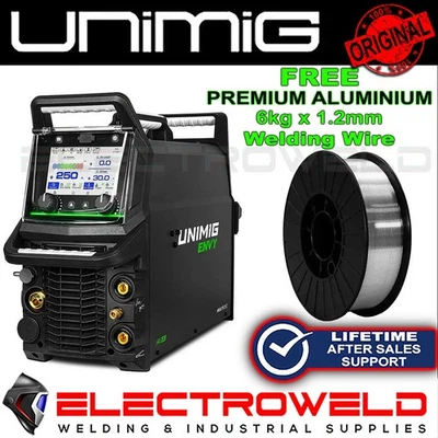UNIMIG Envy Multi 250 AC/DC MIG TIG Stick Welder + Torch ACDC U11238 - Bild 1 von 2