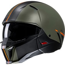 HJC I20 Batol Open Face Motorcycle Motorbike Helmet MC4SF Green
