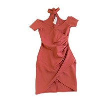 Fashion nova Small jadded dress marsala (burnt orange)