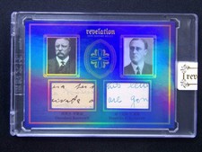 2025 Eternal Revelation Theodore Roosevelt/Franklin D. Roosevelt 2 Relic /75