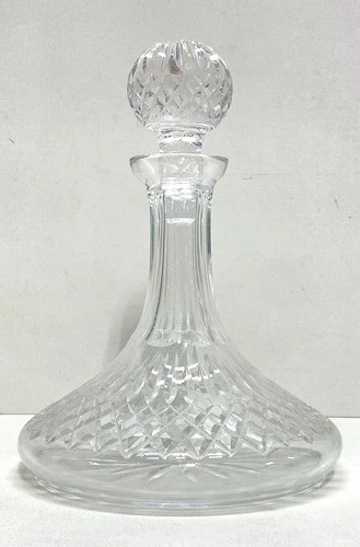 Waterford Crystal Decanter. 10.5 inch Tall Vintage Fine Crystal Glass