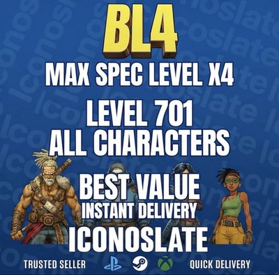 Borderlands 4 | SPEC LVL 701 | MAX SPECIALIZATION | XBOX/PS/PC | Alle Figuren