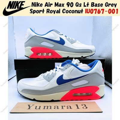 Nike Air Max 90 Qs Lt Base Grey Sport Royal Coconut IU0767-001 Men's Size