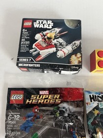 LEGO MARVEL SPIDERMAN STAR WAR ELVES MARIO MINIFIGURE 11 NEW SEALED SETS $5.50
