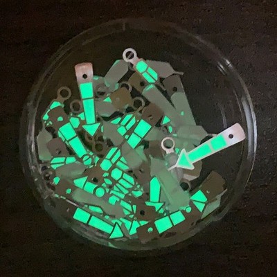 Super Green Luminous Watch Pointer Watch Hands for NH35 NH36 Automatic Movements