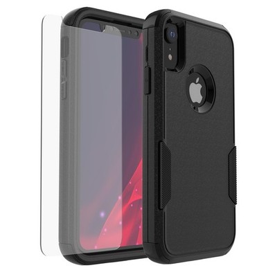 pdxox for Heavy Duty iPhone XR Phone case, 3-Layer Anti-Slip Full Body Protec...