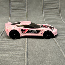 Hot Wheels Corvette C7 Z06 Pink Pro Charger Good Hot Wheels Corvette C7 Z06 Pink Pro Charger Good