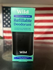 Wild Fresh Cotton and Sea Salt Refillable Deodorant 1.4 Ounce