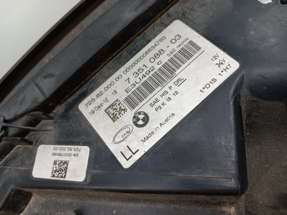 Адаптивный ксеноновый регулятор фар для пассажирских фар подходит для BMW 740i 237669 13–15 годов выпуска - Изображение 3 из 4