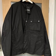 Image of Barbour Lexton Wax Jacket , XL - Black ( MWX2453BK71) New With Tags authentic