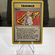 Wizards of the Coast Blaine Regular Rare 100/132 Gym Challenge English 2000 on eBay