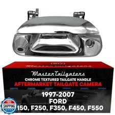 Master Tailgaters Chrome Tailgate Handle with Backup Camera Replacement for F