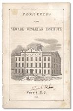 Prospectus of the Newark Wesleyan Institute