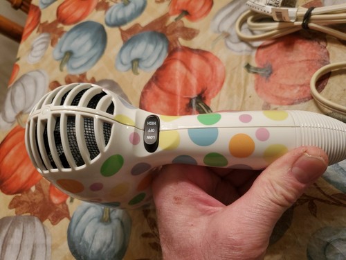 CONAIR Model 115DCS 1875 Watt Compact 2 Speed Hair Dryer Polkadot ExcCond - Afbeelding 9 van 13