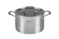 KäFer Kochtopf Mit Glasdeckel Ø 20 Cm Recycelter Edelstahl Induktionsgeeignet