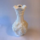 Vintage Imperial Glass Loganberry White Milk Glass 10 Inch Vase